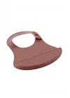 Babyjem Mini Silikon Mama Önlüğü Mocha