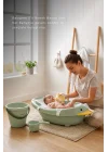 Babyjem Neşeli Ördek Banyo Seti 5 Parça Soft Yeşil