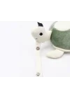 Babyjem Sevimli Yürüme Arkadaşım Çıngıraklı Peluş Kaplumbağa Mint