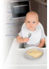 Babyjem Kolay Kavrama Silikon İkili İlk Püre Mama Kaşığım Mint
