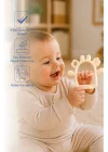 Babyjem Silikon Kolay Kavrama Diş Kaşıyıcı Ekru
