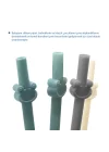 Babyjem Kolay Temizlenebilir Silikon Pipet Erkek (4 Adet)