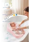 Babyjem Soft Banyo Desteği Bebek Yıkama Yardımcısı Soft Pembe