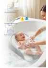 Babyjem Soft Banyo Desteği Bebek Yıkama Yardmcısı Soft Gri