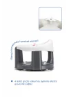 Babyjem Önden Açılır Banyo & Mama Oturağı Beyaz