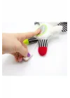 Babyjem Sevimli Arkadaşım Aynalı Titreşimli Fil Çıngırak Çizgili Desen