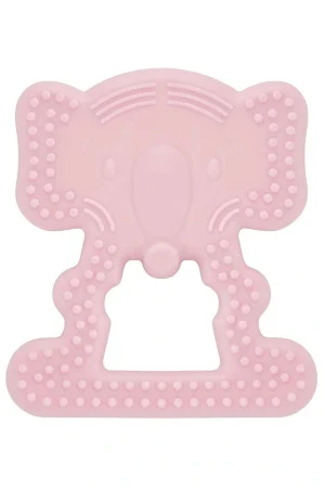 Babyjem Yumuşak Diş Kaşıyıcı Fil Pembe
