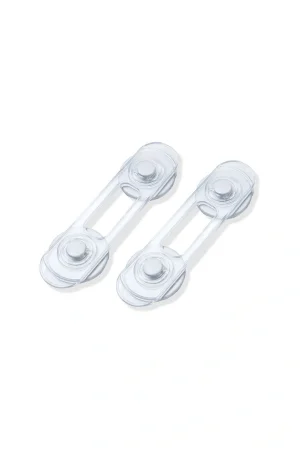 Babyjem Beyaz Mini Çok Amaçlı Bebek Eminyet Kiliti Beyaz 2 Adet