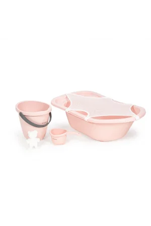Babyjem 5 Parça Bebek Banyo Küvet Seti Pembe