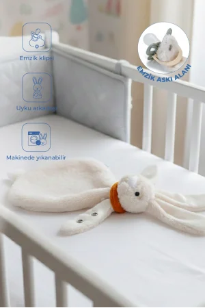 Babyjem Emzik Askılı Tavşan Uyku Arkadaşı Taş