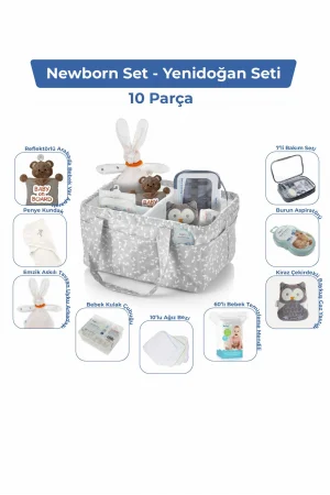 Babyjem Yenidoğan Bebek Hediye Seti 10 Parça