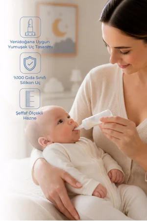 Babyjem Yumuşak Uçlu Anne Süt Kaşığı