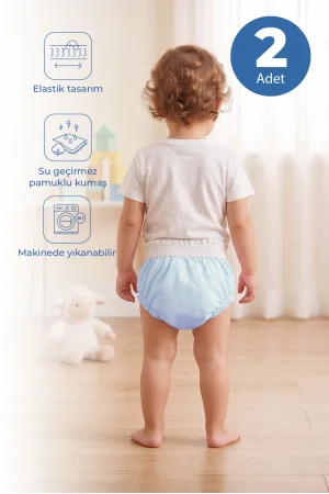 Babyjem Alıştırma Külodu 2li Set 2 Yaş Mavi