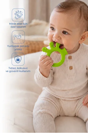 Babyjem Ahtapot Diş Kaşıyıcı Açık Yeşil