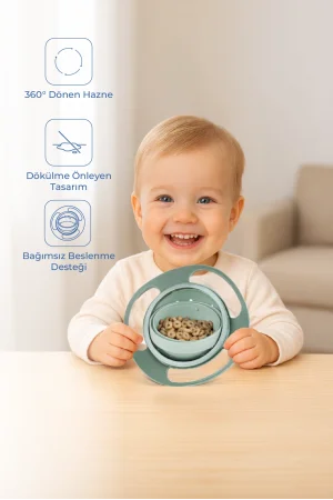 Babyjem Dökülmeyen Tabak Soft Yeşil