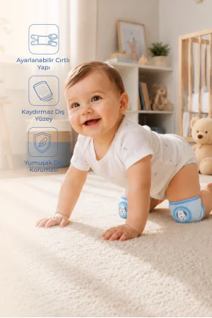 Babyjem Emekleme Dizliği Mavi