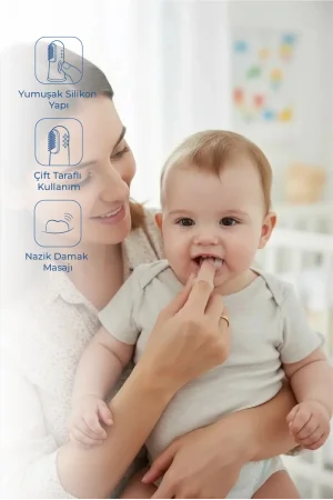 Babyjem Parmak Diş Fırçası + Saklama Kabı Hediyeli