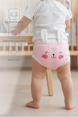 Babyjem Soft Alıştırma Külodu Pembe 3 Yaş