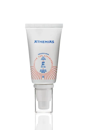 Athenias Sunscreen Anti Dark Spot 50 gr Leke Karşıtı Spf50+ Tüm Cilt Tipleri UVA UVB Yüz Güneş Kremi