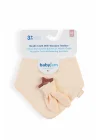 Babyjem Silikon Diş Kaşıyıcılı Müslin Mama Önlüğü Somon