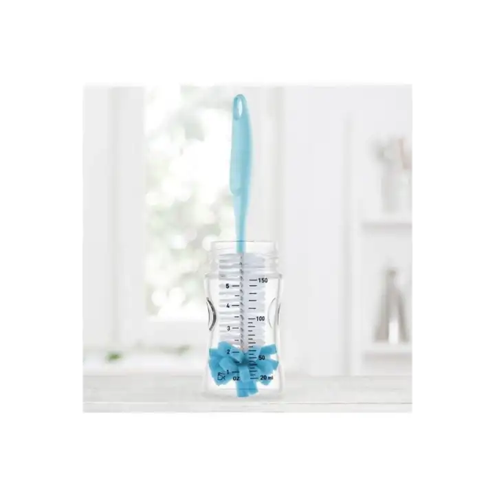 Babyjem Süngerli Biberon Fırçası Mavi