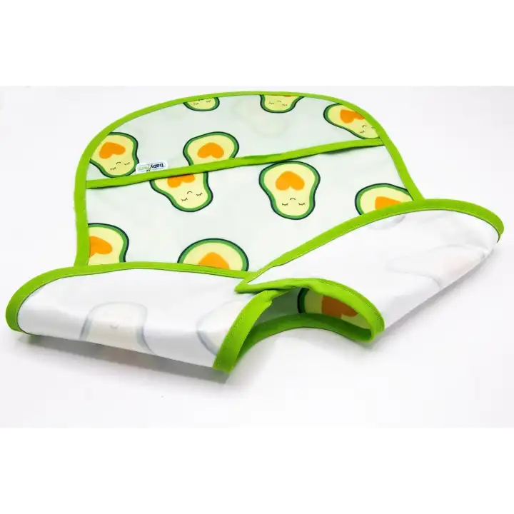 Babyjem Baskılı Blw Kolsuz Mama Önlüğü Avakado Desen