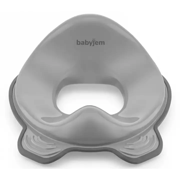 Babyjem Soft Kaymaz Klozet Adaptörü New Soft Gri