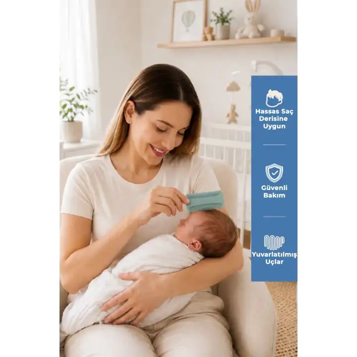 Babyjem Konak Tarağı Soft Mavi