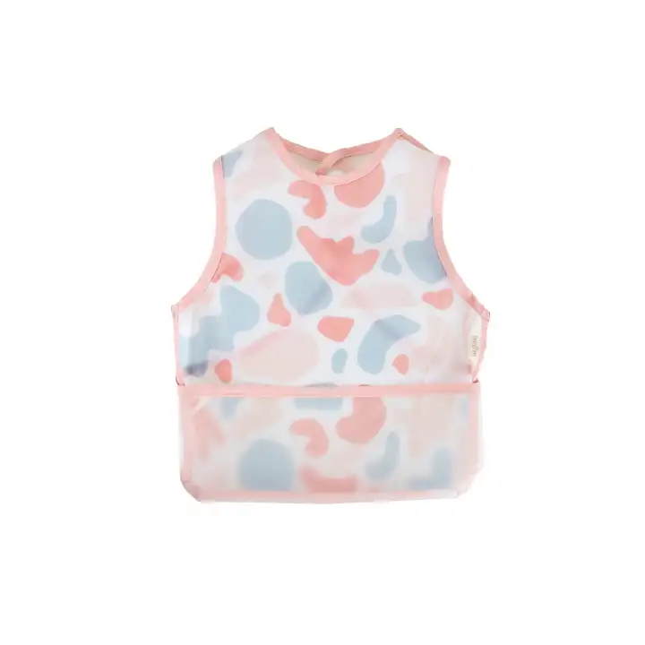 Babyjem Leke Tutmaz Giymeli Mama Önlüğü Pembe Puzzle