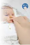 Babyjem Bürümcük Bebek Ağız Ter Mendili 4 Adet Somon