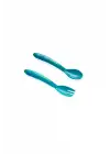 Babyjem Mama Kaşık Çatal Takımı- Mavi