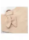 Babyjem Ahşap Diş Kaşıyıcılı Bürümcük Müslin Mama Önlüğü Somon
