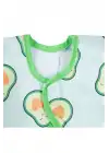 Babyjem Baskılı Blw Kollu Mama Önlüğü Avakado Desen