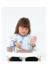 Babyjem Baskılı Blw Kollu Mama Önlüğü Balon Desen