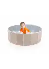 Babyjem Katlanabilir Bebek Top Havuzu Somon Çiçek 100 Adet Top Hediyeli