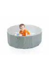 Babyjem Katlanabilir Bebek Top Havuzu Yeşil Çiçek 100 Adet Top Hediyeli