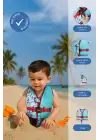 Babyjem Deniz Havuz Çocuk Yüzme Yeleği UV Korumalı 1-4 Yaş Yeşil