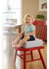 Babyjem QuickBoost Bebek Mama Sandalye Yükseltici Minder Gri Kare