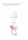 Babyjem Silikon Yumuşak Uçlu Meyve Süzgeçi Sebze Emziği Pembe