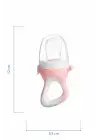 Babyjem Silikon Yumuşak Uçlu Meyve Süzgeçi Sebze Emziği Pembe