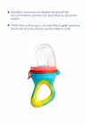 Babyjem Silikon Yumuşak Uçlu Meyve Süzgeçi Sebze Emziği Renkli