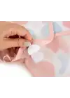 Babyjem Leke Tutmaz Giymeli Mama Önlüğü Pembe Puzzle
