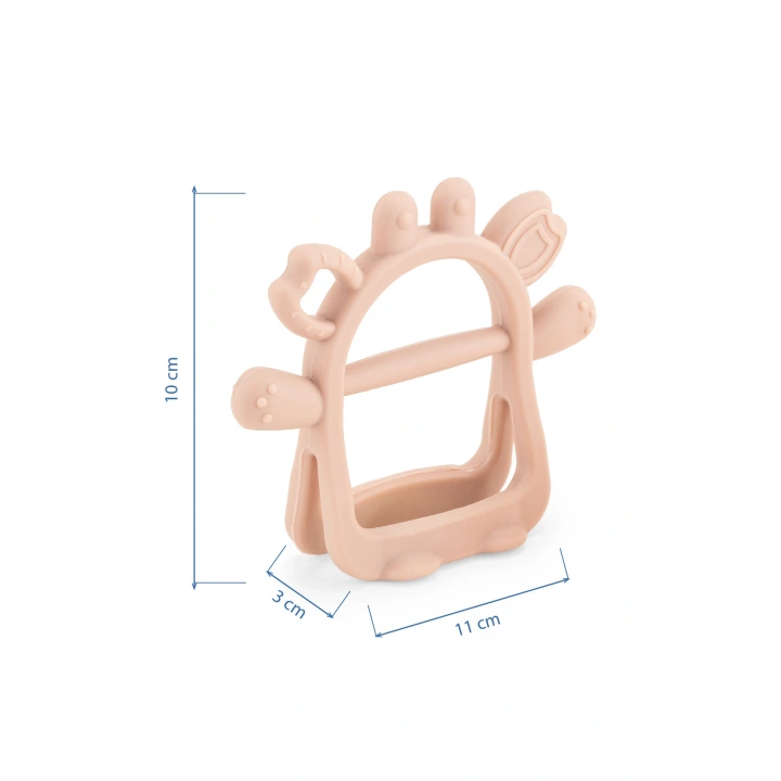 Babyjem Silikon Kolay Kavrama Diş Kaşıyıcı Pembe