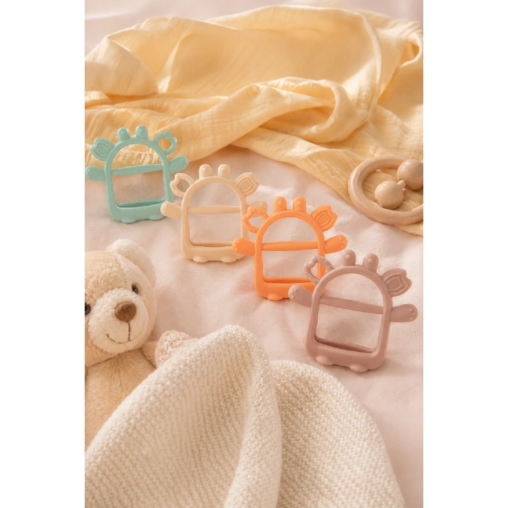 Babyjem Silikon Kolay Kavrama Diş Kaşıyıcı Pembe