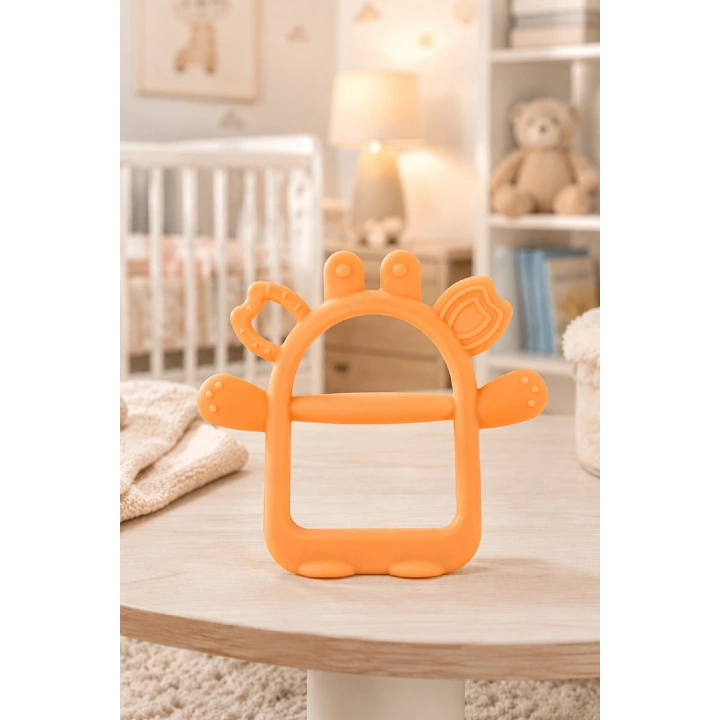 Babyjem Silikon Kolay Kavrama Diş Kaşıyıcı Soft Somon
