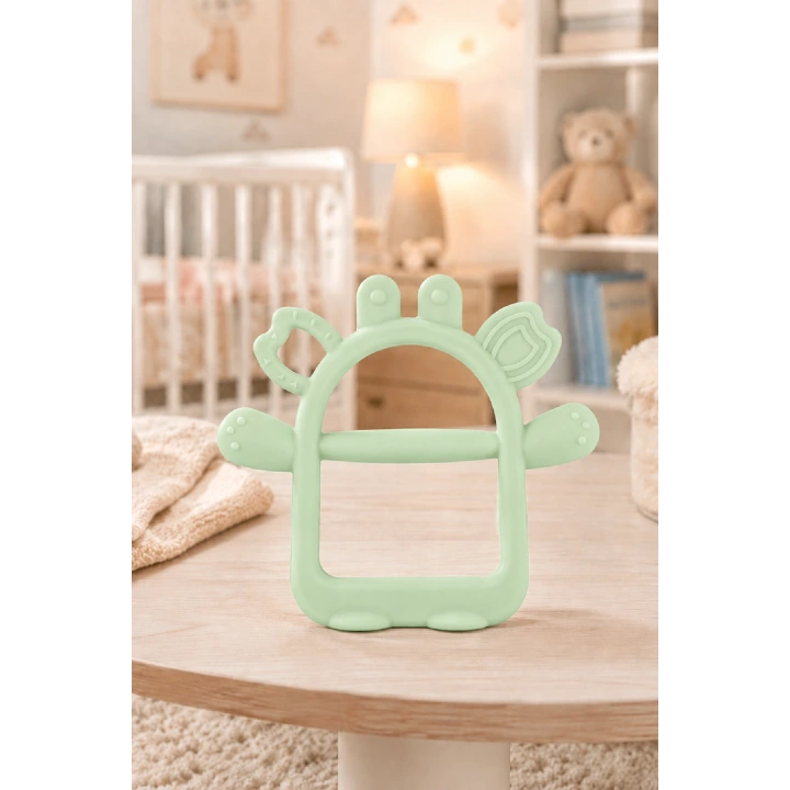 Babyjem Silikon Kolay Kavrama Diş Kaşıyıcı Soft Yeşil