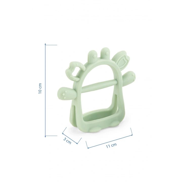 Babyjem Silikon Kolay Kavrama Diş Kaşıyıcı Soft Yeşil