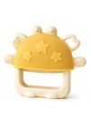 Babyjem Crabby Tutma Halkalı Silikon Diş Kaşıyıcı Sarı