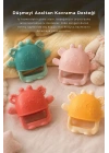 Babyjem Crabby Tutma Halkalı Silikon Diş Kaşıyıcı Sarı