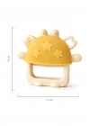 Babyjem Crabby Tutma Halkalı Silikon Diş Kaşıyıcı Sarı